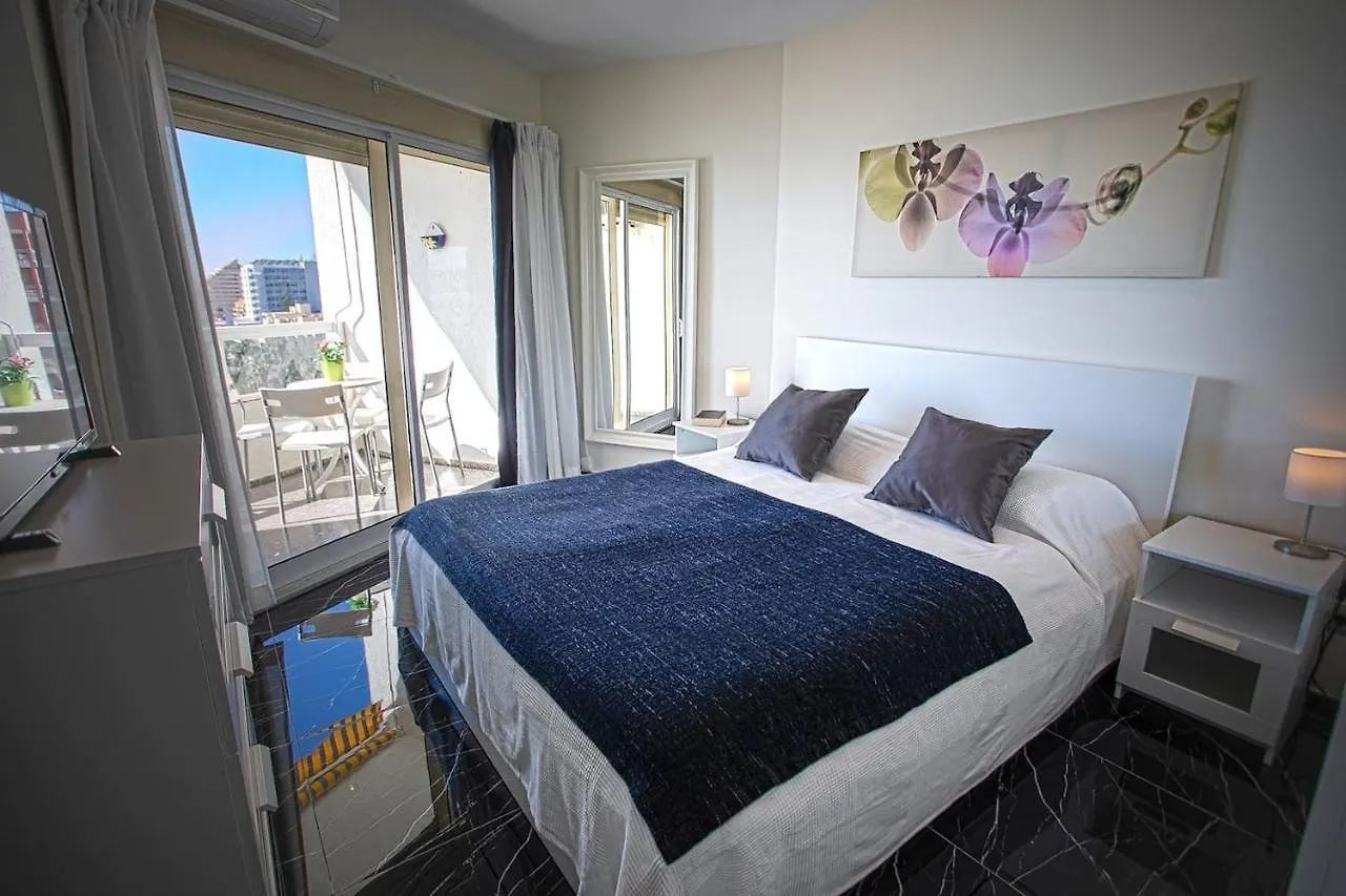 베날마데나코스타 Panoramic Seaview Puerto Marina 아파트 스페인